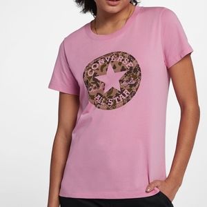 pink converse shirt